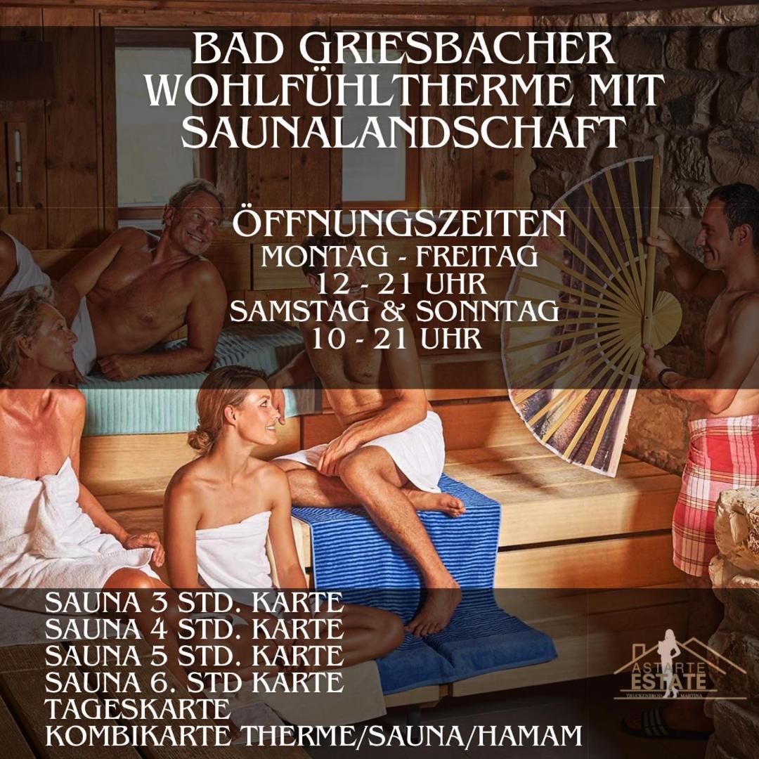 Fewo 20 - Appartement Im Rottalblick - Youngmodern Wohnen Mit Bademantelgang Zur Therme, Tv, Balkon Und Persoenlichem Gaesteempfang Von Astarte Estate Bad Griesbach im Rottal Exterior foto